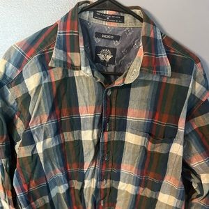 Long sleeve med weight button up